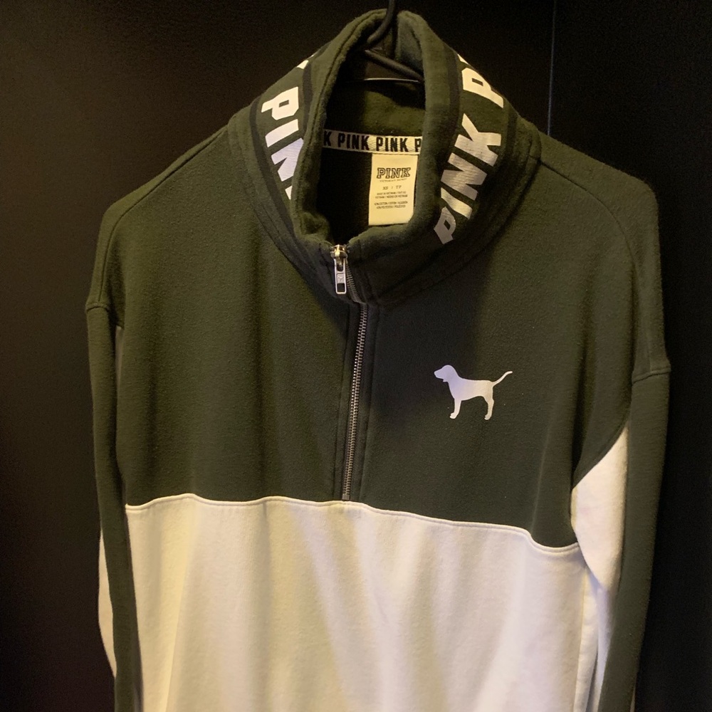 VS Pink quarter zip